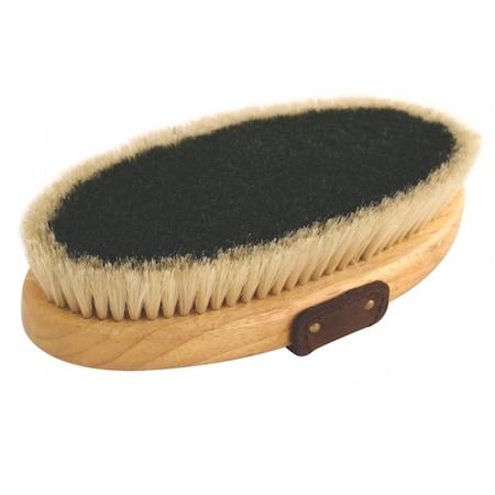 Beloved Horsehair English Body Brush- Green 7.5 Inch - Horsehair English Body Brush - Green 7.5 Inch BE2773009
